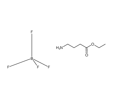 ethyl 4-aminobutanoate tetrafluoroborate Structure
