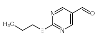 2-(丙基硫代)嘧啶-5-甲醛结构式