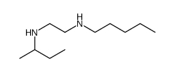 N-2-BUTYL-N'-PENTYLETHYLENEDIAMINE结构式