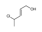 4-chloropent-2-en-1-ol Structure