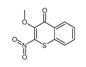 3-methoxy-2-nitrothiochromen-4-one Structure