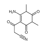 3-(6-氨基-1,3-二甲基-2,4-二氧代-1,2,3,4-四氢-5-嘧啶基)-3-氧代丙烷腈图片