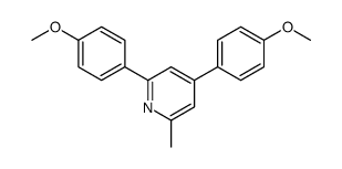 2,4-bis(4-methoxyphenyl)-6-methylpyridine结构式