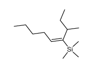 ((E)-3-Methyl-4-nonen-4-yl)trimethylsilan Structure