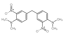 4,4'-methylenebis[N,N-dimethyl-2-nitroaniline]结构式