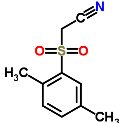 [(2,5-Dimethylphenyl)sulfonyl]acetonitrile Structure