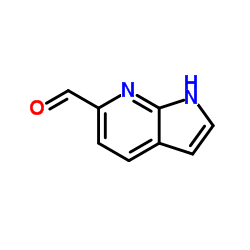 1H-pyrrolo[2,3-c]pyridine-3-carbaldehyde structure