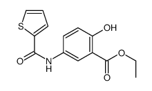 ethyl 2-hydroxy-5-(thiophene-2-carbonylamino)benzoate Structure