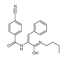 N-[3-(butylamino)-3-oxo-1-phenylprop-1-en-2-yl]-4-cyanobenzamide Structure