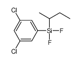 butan-2-yl-(3,5-dichlorophenyl)-difluorosilane结构式