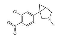1-(3-chloro-4-nitrophenyl)-3-methyl-3-azabicyclo[3.1.0]hexane Structure