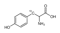 2-amino-3-(4-hydroxyphenyl)propanoic acid Structure
