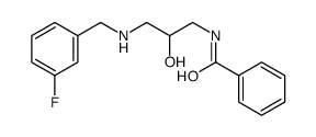N-[3-[(3-fluorophenyl)methylamino]-2-hydroxypropyl]benzamide结构式