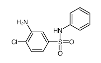 3-amino-4-chloro-N-phenylbenzenesulphonamide结构式