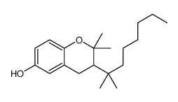 3,4-dihydroisonon-7-yl-2,2-dimethyl-2H-benzopyran-6-ol结构式