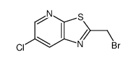 2-(Bromomethyl)-6-chloropyrido[3,2-d][1,3]thiazole Structure