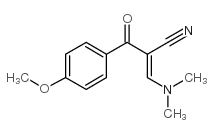 2-[(dimethylamino)methylene]-3-(4-methoxyphenyl)-3-oxo-propanenitrile structure