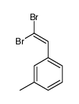 1-(2,2-dibromoethenyl)-3-methylbenzene结构式