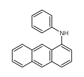 N-Phenyl-1-anthramine Structure
