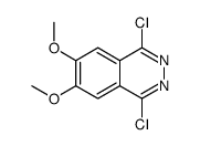 1,4-二氯-6,7-二甲氧基-二氮杂萘结构式