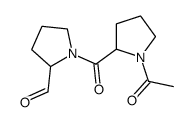 (2S)-1-[(2S)-1-acetylpyrrolidine-2-carbonyl]pyrrolidine-2-carbaldehyde结构式