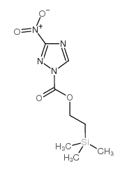 3-硝基-1H-1,2,4-三唑-1-甲酸2-(三甲基硅基)乙酯结构式