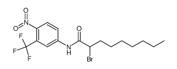 α.α.α-Trifluor-2-brom-4'-nitro-m-nonanotoluidid结构式