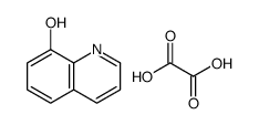 oxalic acid,quinolin-8-ol Structure