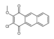 2-chloro-3-methoxyanthracene-1,4-dione结构式