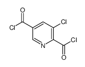 3-chloropyridine-2,5-dicarbonyl chloride Structure