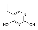 5-乙基-6-甲基嘧啶-2,4-二醇结构式