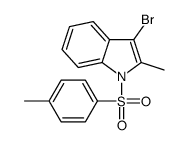 3-bromo-2-methyl-1-(4-methylphenyl)sulfonylindole Structure