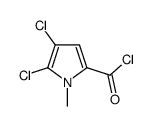 1H-Pyrrole-2-carbonyl chloride, 4,5-dichloro-1-methyl- (9CI)结构式