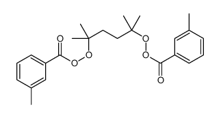 2,5-二甲基-2,5-双(间甲苯甲酸过氧化)己烷结构式
