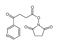 γ-氧-3-吡啶基丁酸,N-羟基琥珀酰亚胺结构式