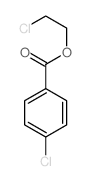 Benzoic acid,4-chloro-, 2-chloroethyl ester结构式
