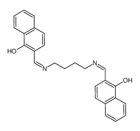 N,N'-butane-1,4-diyl-bis(1-hydroxy-2-naphthylmethyleneimine) Structure