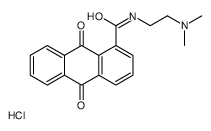 N-[2-(dimethylamino)ethyl]-9,10-dioxoanthracene-1-carboxamide,hydrochloride结构式