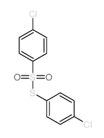 p-Chlorothiobenzenesulfonic acid S-(p-chlorophenyl) ester结构式