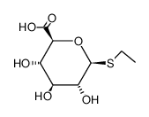 Ethyl 1-Thio-β-D-glucuronide Structure