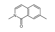 1(2H)-Isoquinolinone,2,7-dimethyl-(9CI)结构式
