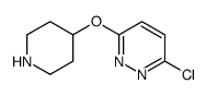 3-氯-6-(4-哌啶基氧基)哒嗪结构式