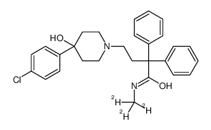 N-Desmethyl-loperamide-d3结构式