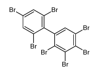 1,2,3,4-tetrabromo-5-(2,4,6-tribromophenyl)benzene Structure
