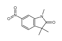 1,3-Dihydro-6-nitro-1,3,3-trimethyl-2H-indol-2-one Structure