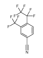 4-(Pentafluoroethyl)-3-(trifluoromethyl)benzonitrile Structure