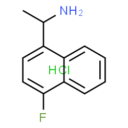 (R)-1-(4-氟萘-1-基)乙-1-胺盐酸盐结构式