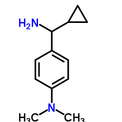 4-[Amino(cyclopropyl)methyl]-N,N-dimethylaniline结构式