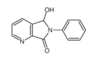 5-hydroxy-6-phenyl-5H-pyrrolo[3,4-b]pyridin-7-one结构式