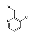 2-(溴甲基)-3-氯吡啶结构式